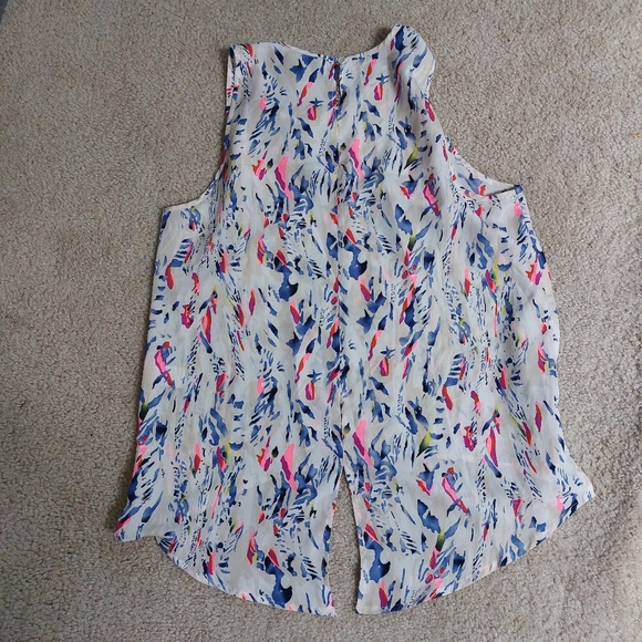 Sophie Rue Multicolor Abstract Print Top - Picture 2 of 3